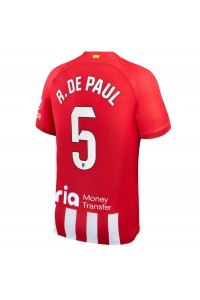 Fotbalové Dres Atletico Madrid Rodrigo De Paul #5 Domácí Oblečení 2023-24 Krátký Rukáv